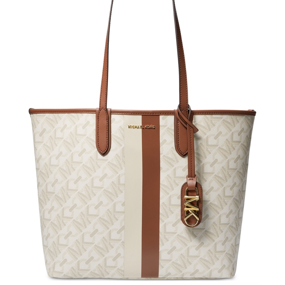Michael Kors Eliza Large Logo East West Open Tote